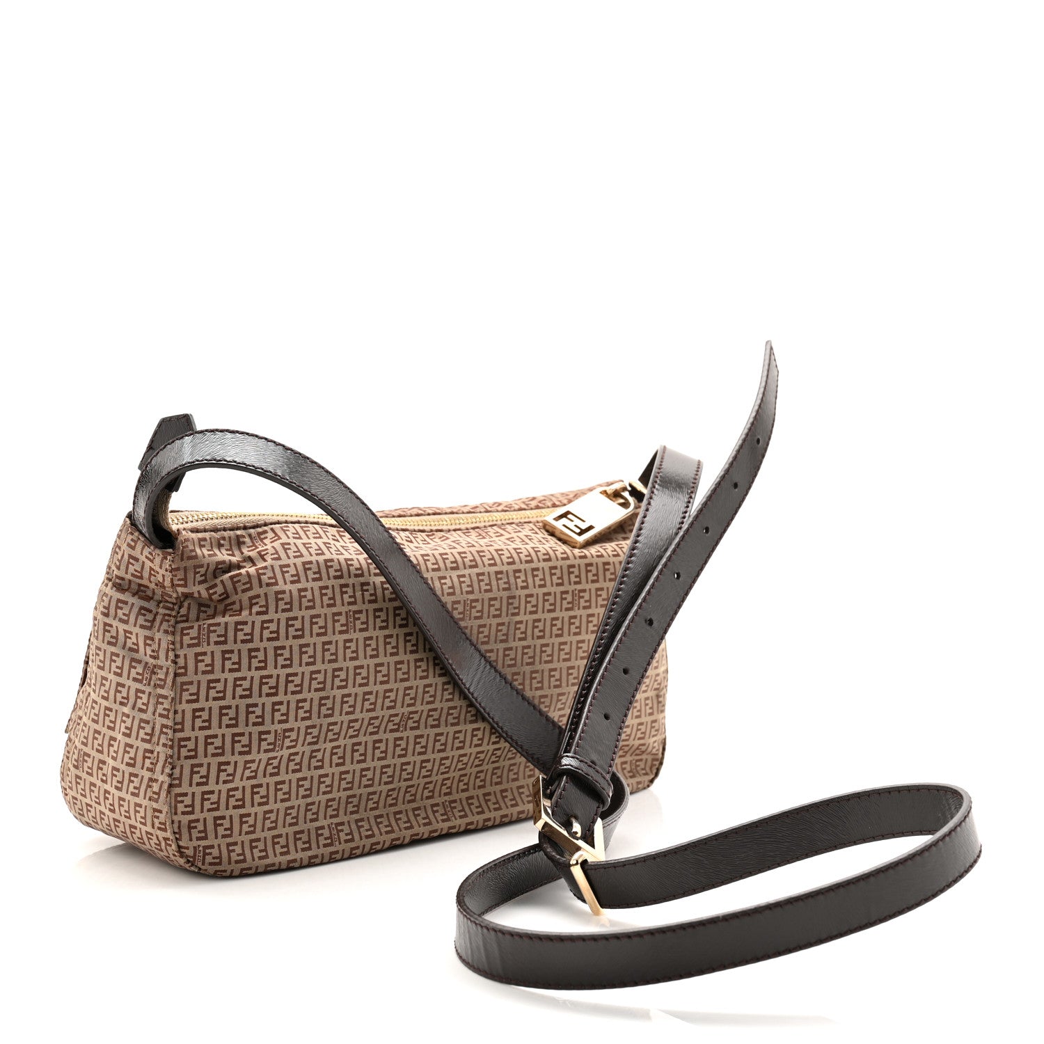 Fendi Zucchino Crossbody Tobacco 1825452 – FASHIONPHILE