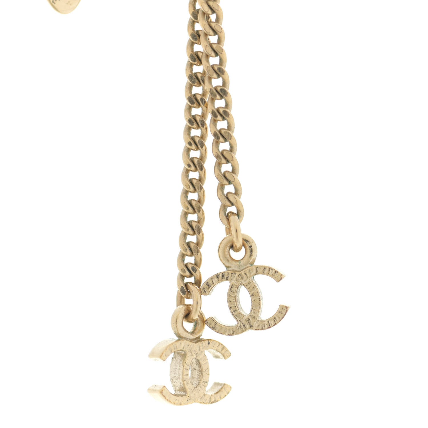 Chanel Enamel CC Camellia Necklace Gold Black 5 of 6