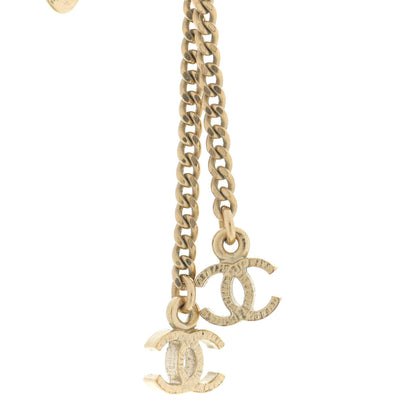 Chanel Enamel CC Camellia Necklace Gold Black 5 of 6