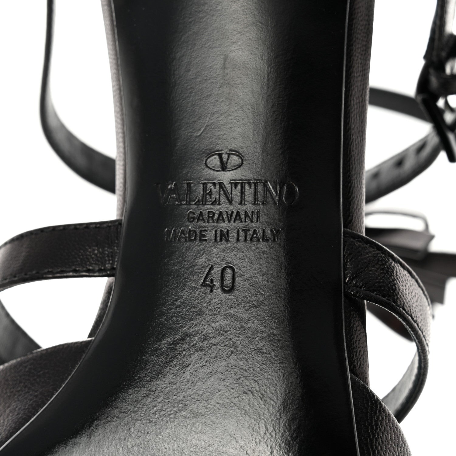 Valentino Garavani Nappa French Bow Gladiator 45mm Sandals 40 Black 8 of 8