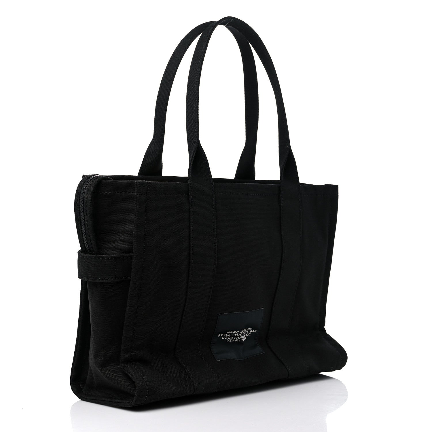 Marc Jacobs Cotton Canvas Large The Tote Bag Black 3 of 10