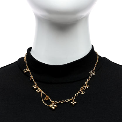Louis Vuitton Metal Blooming Supple Necklace Gold 2 of 5
