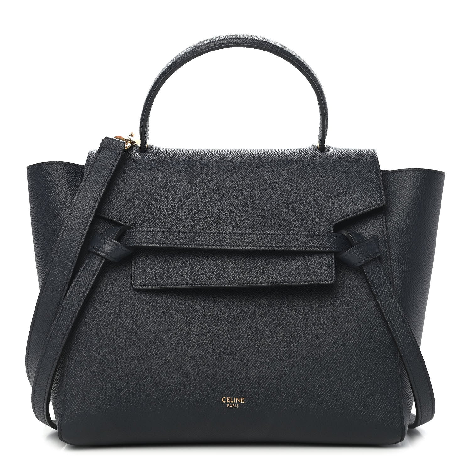 Celine Baby Grained Calfskin Micro Belt Bag Midnight 1 of 9