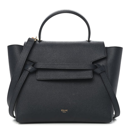 Celine Baby Grained Calfskin Micro Belt Bag Midnight 1 of 9
