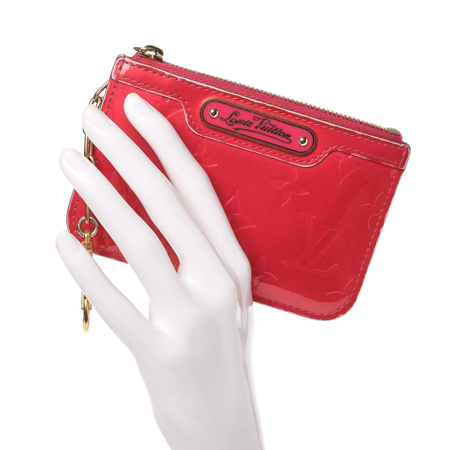 Vernis Key Pouch Rose Indien