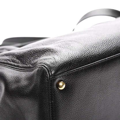 Chanel Calfskin Cerf Shopper Tote Black 9 of 13