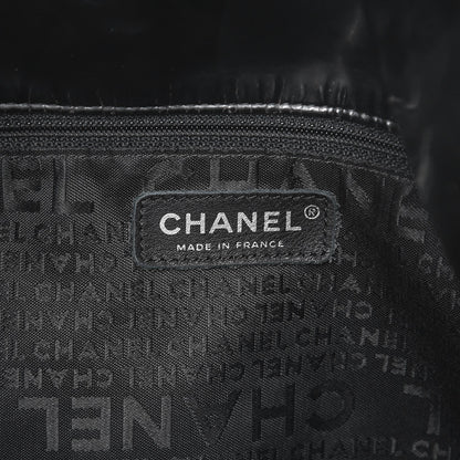 Chanel Vinyl XL Coco Cabas Black 7 of 18