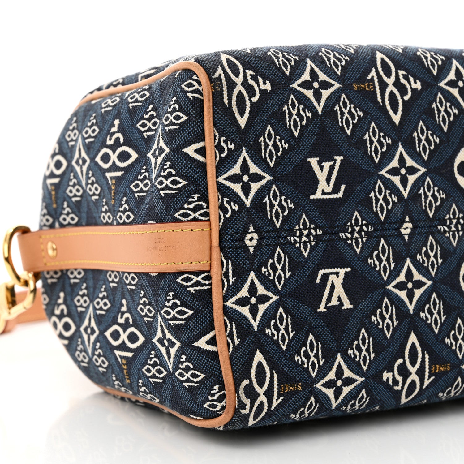 Louis Vuitton Jacquard Since 1854 Speedy Bandouliere 25 Blue 8 of 12