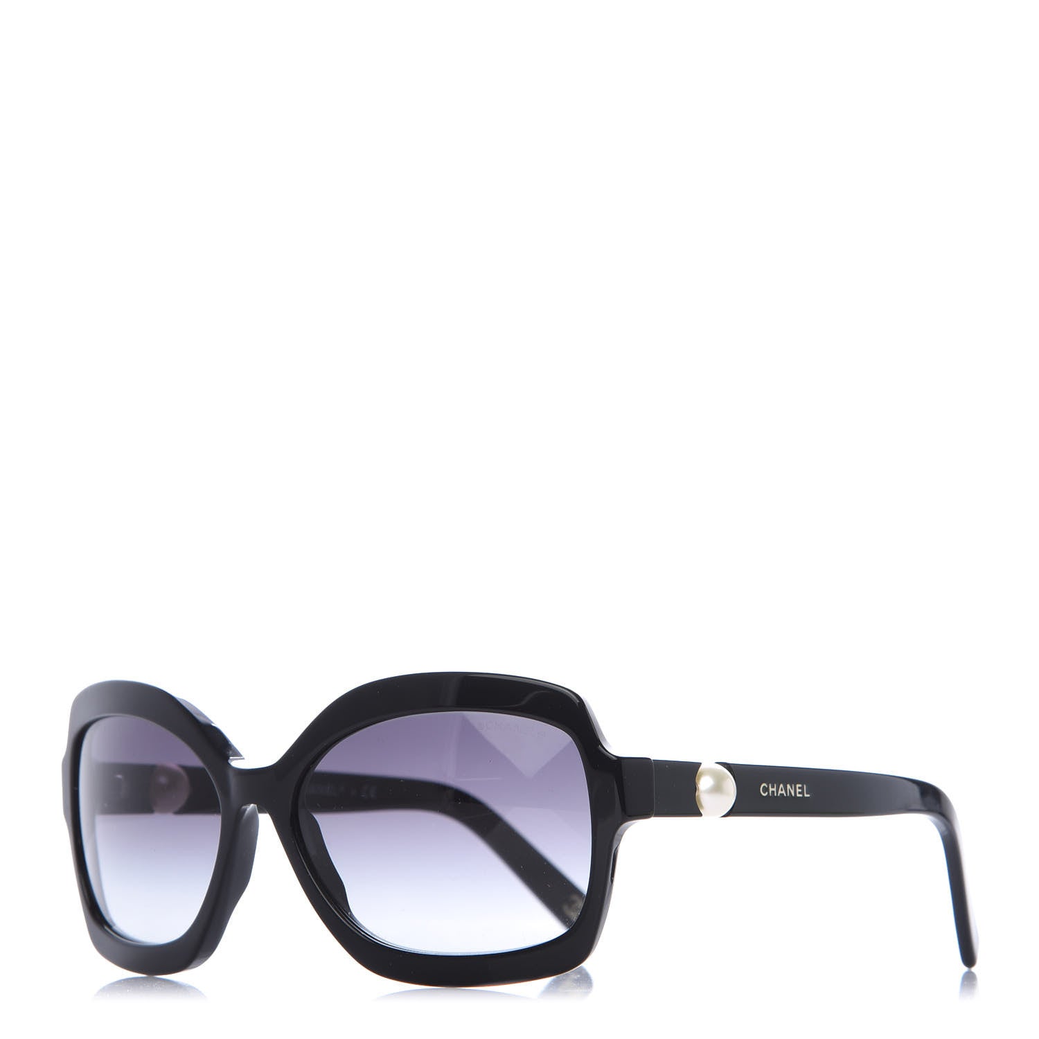 Chanel Acetate CC Pearl Sunglasses 5132-H Black 1 of 7