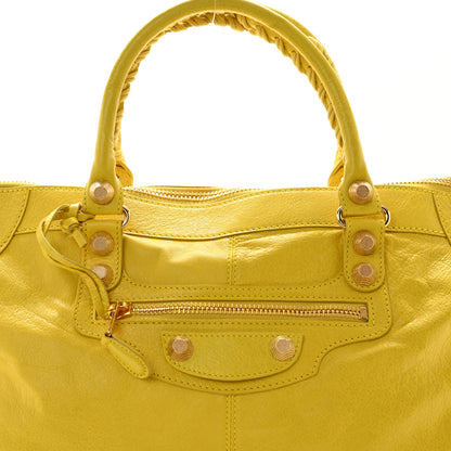Balenciaga Agneau Giant 12 Gold Hardware Work Curry 7 of 11