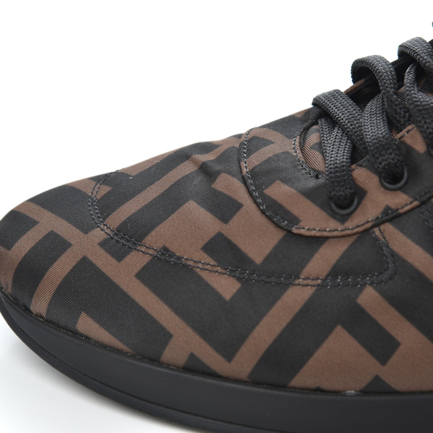 Nylon FF Reloaded High Top Sneakers 39.5 Tobacco Black