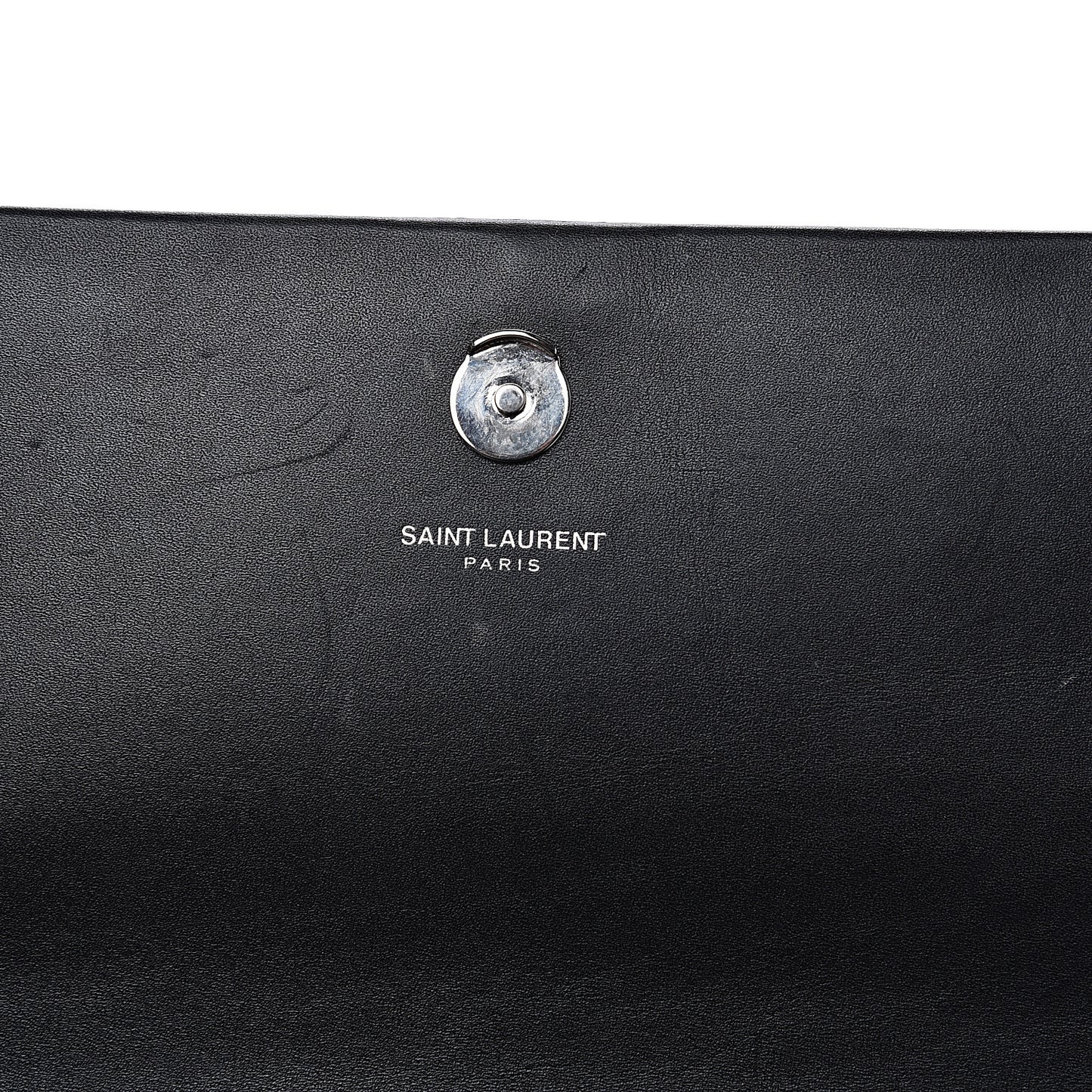 Smooth Calfskin Medium Classic Monogram Kate Tassel Satchel Black