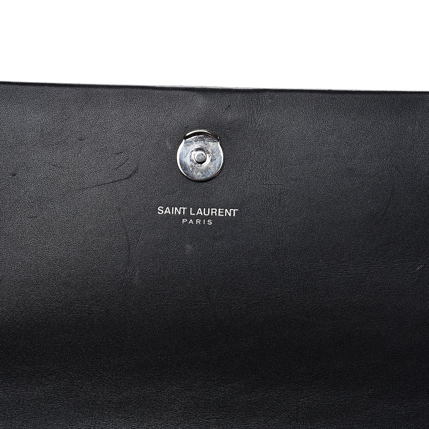 Saint Laurent Smooth Calfskin Medium Classic Monogram Kate Tassel Satchel Black 6 of 15