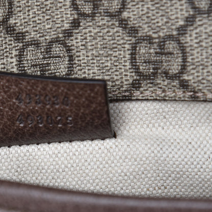Gucci GG Supreme Monogram Neo Vintage Web Belt Bag Brown 7 of 7