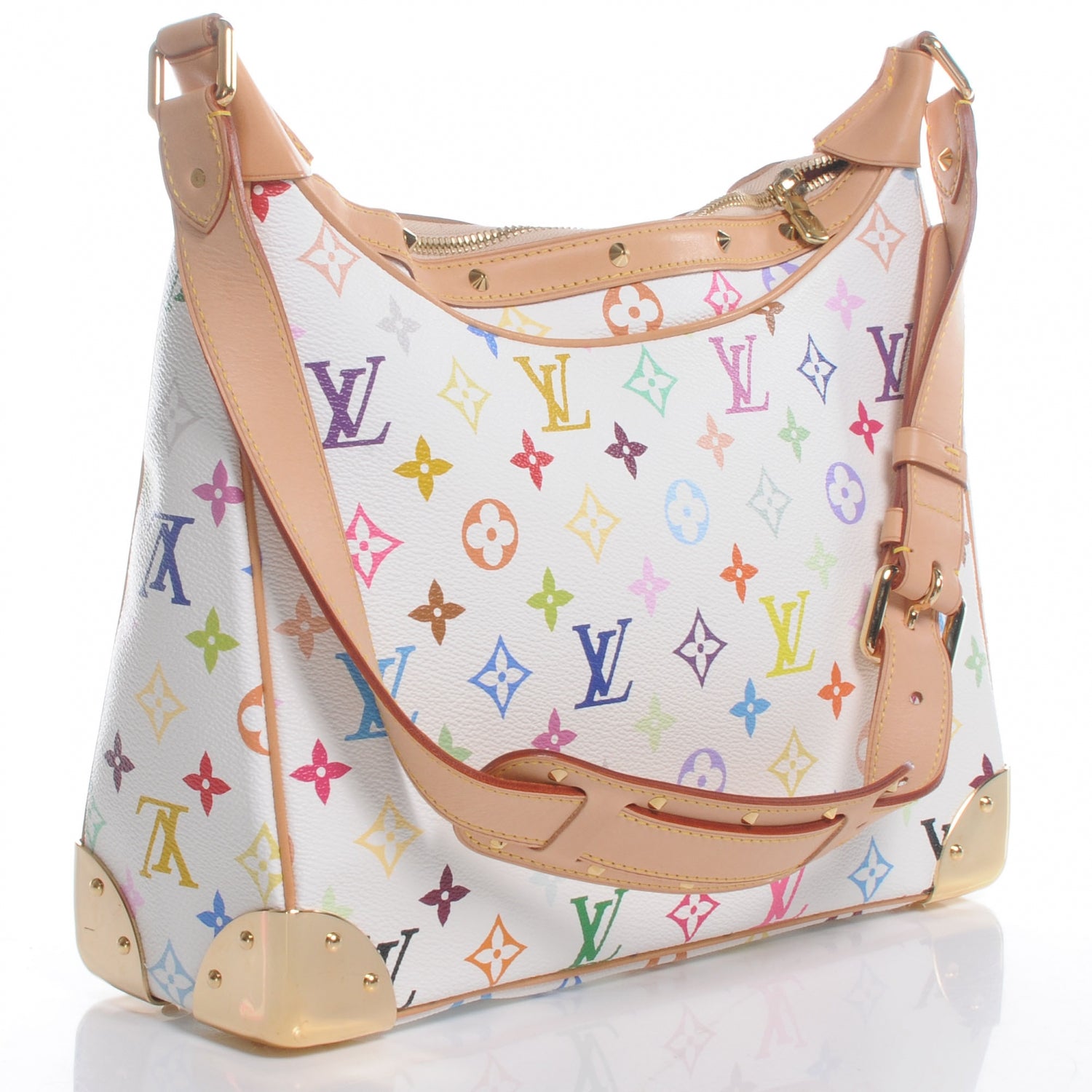 Louis Vuitton Monogram Multicolor Boulogne White 3 of 8