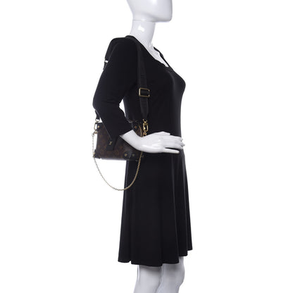Louis Vuitton Monogram Petite Malle Souple Black 2 of 9