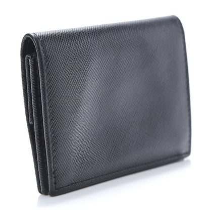 Prada Saffiano Coin Purse Black 3 of 9