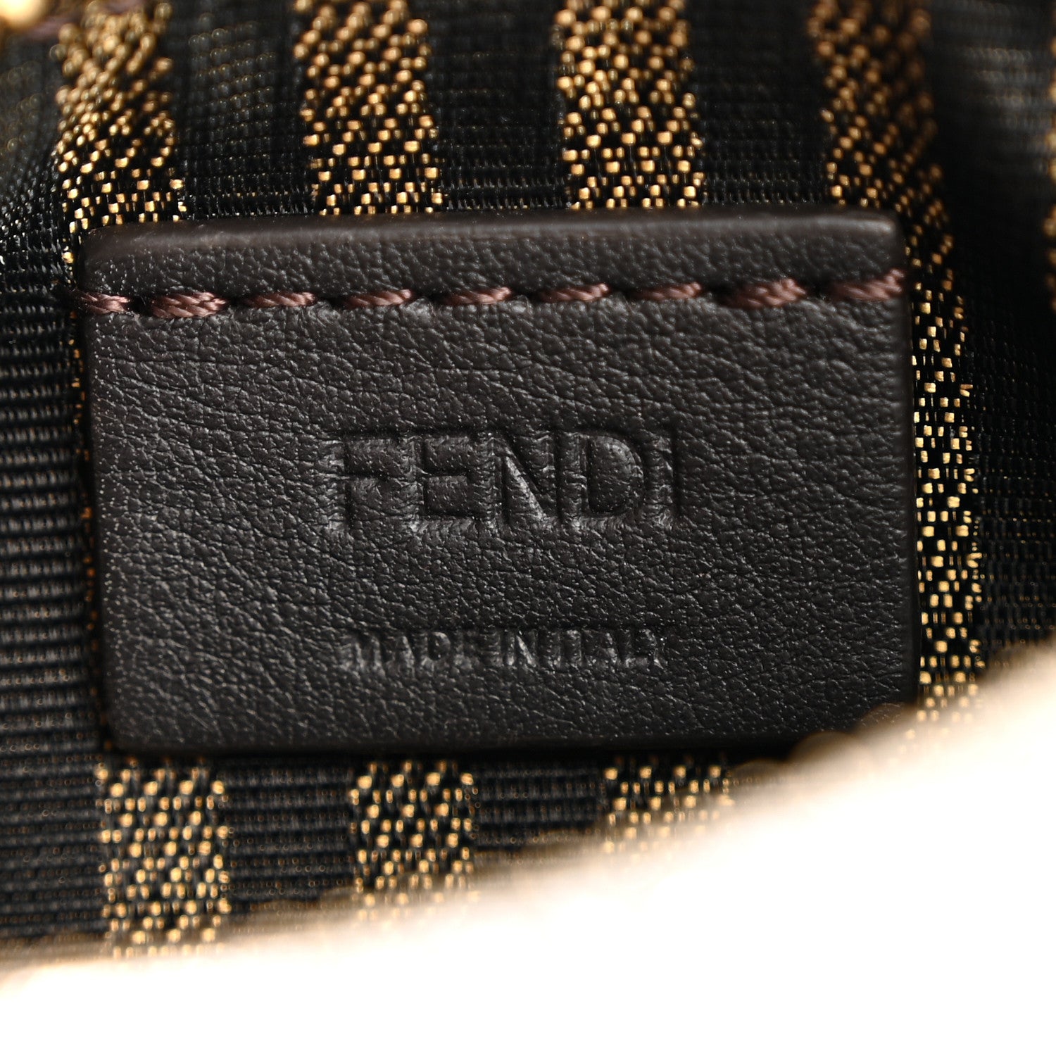 Fendi Rock Millenium Nano Fendigraphy Hobo Charm Argento 6 of 10