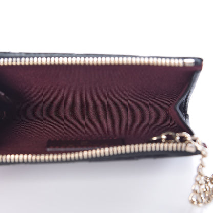 Chanel Lambskin Quilted Key Holder Case Black 5 of 8
