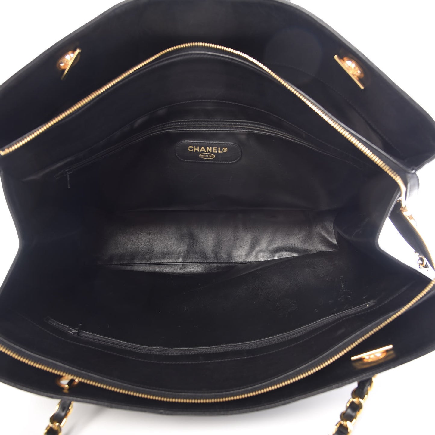 Calfskin Stitched XL Weekender Black