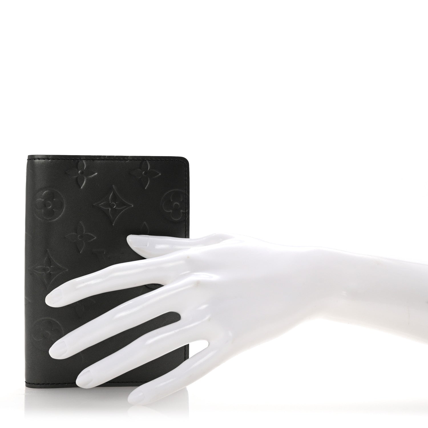 Louis Vuitton Mat Monogram Small Ring Agenda Cover Black 2 of 6