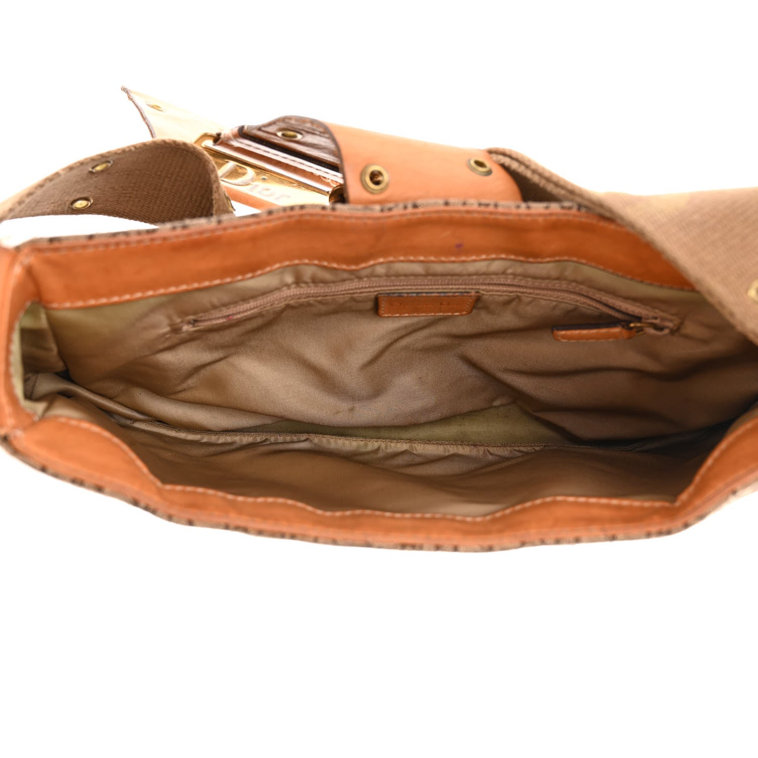 Christian Dior Calfskin Monogram Street Chic Large Columbus Ave Beige 5 of 17
