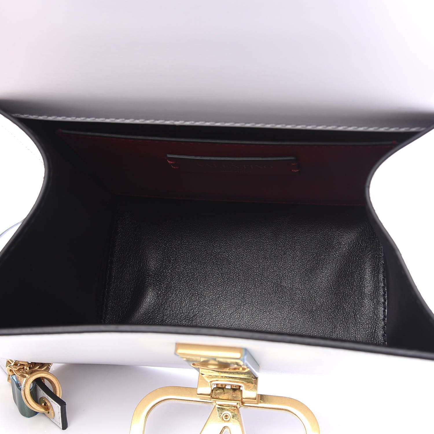 Valentino Garavani Smooth Calfskin Small VSling Shoulder Bag White 5 of 8