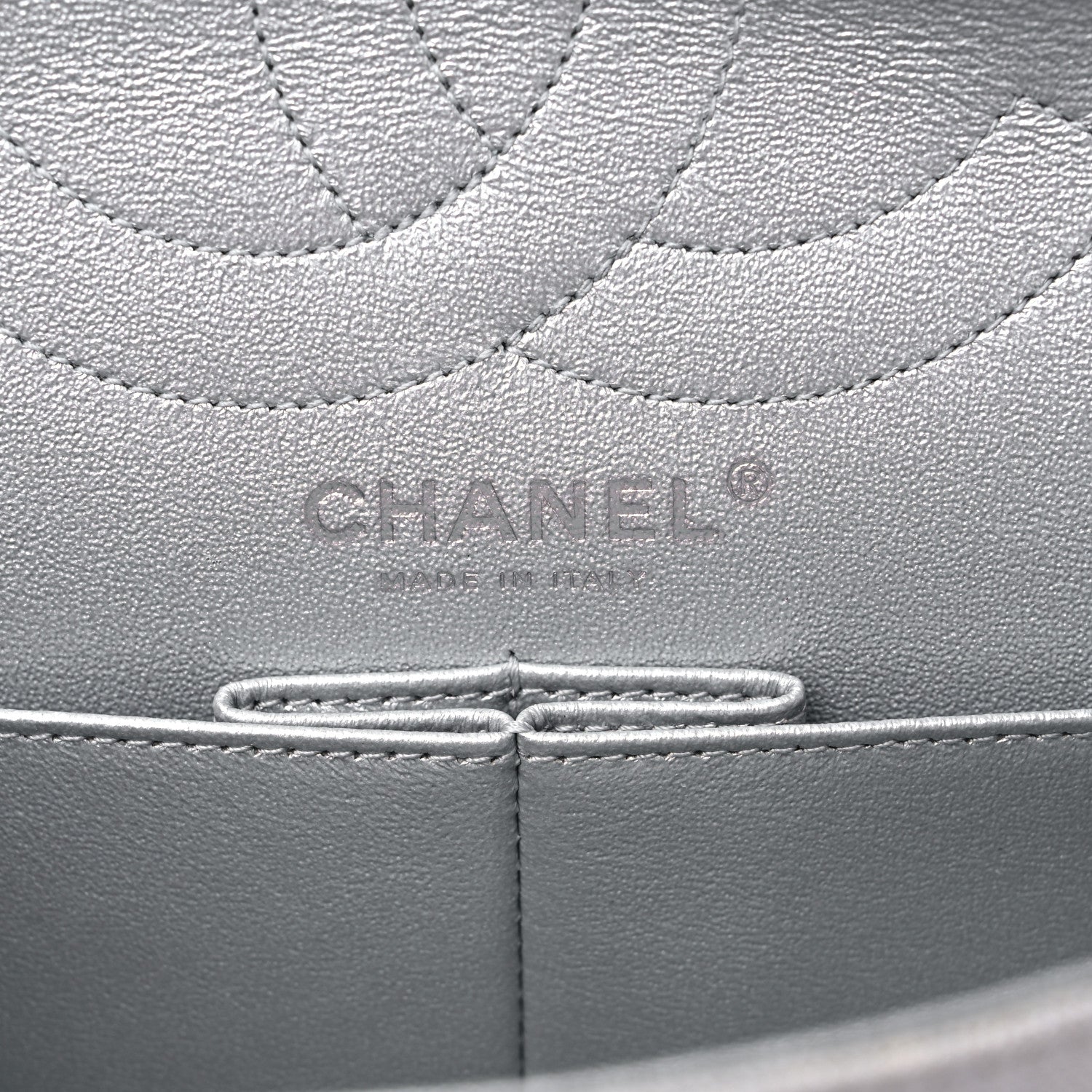 Chanel Metallic Canvas Space Charms 2.55 Reissue 226 Flap Silver 6 of 10
