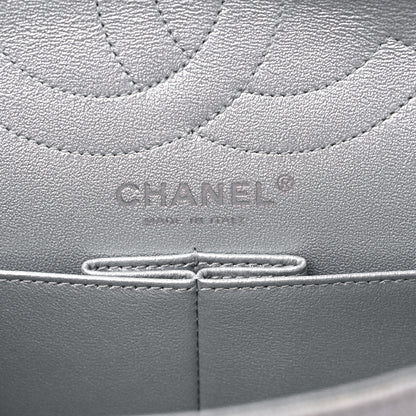 Chanel Metallic Canvas Space Charms 2.55 Reissue 226 Flap Silver 6 of 10