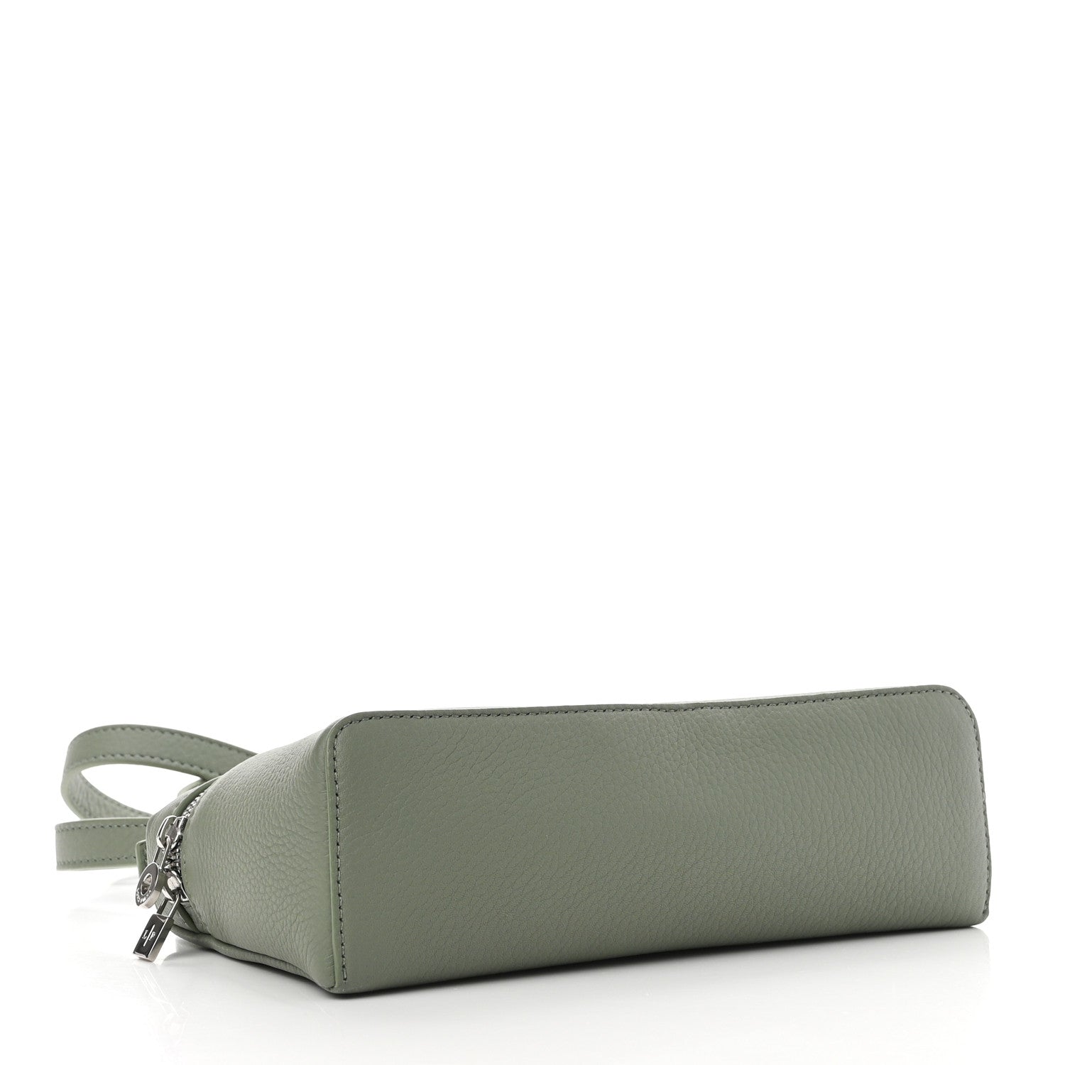 Loro Piana Grained Calfskin L19 Extra Pocket Pouch Sage Brush Leaves 4 of 10
