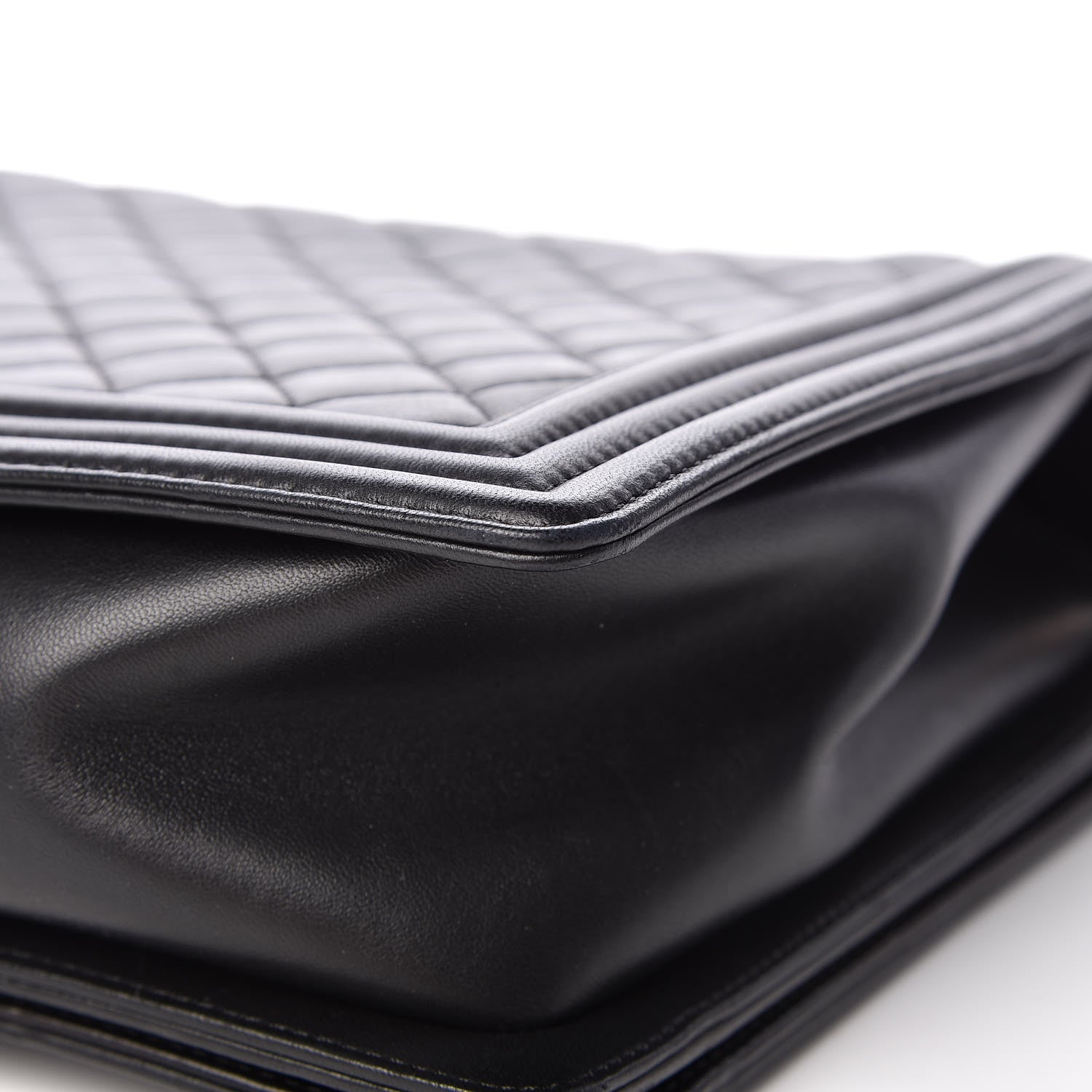 Chanel Lambskin Quilted Large Boy Flap Black 14 of 17