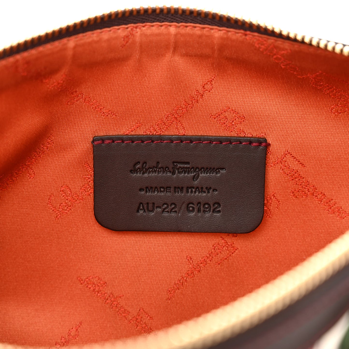 Calfskin Nylon Printed Baguette Multicolor