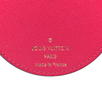 Louis Vuitton Damier Azur 2021 Christmas Animation Hollywood Bag Charm Key Ring Fuchsia 3 of 4