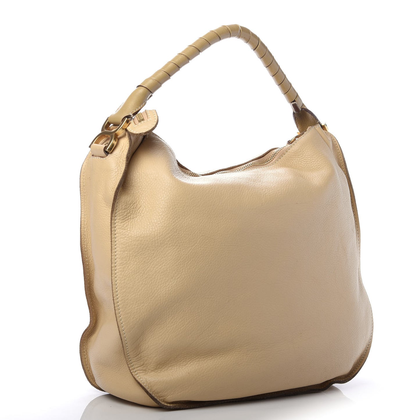 Calfskin Large Marcie Hobo Beige