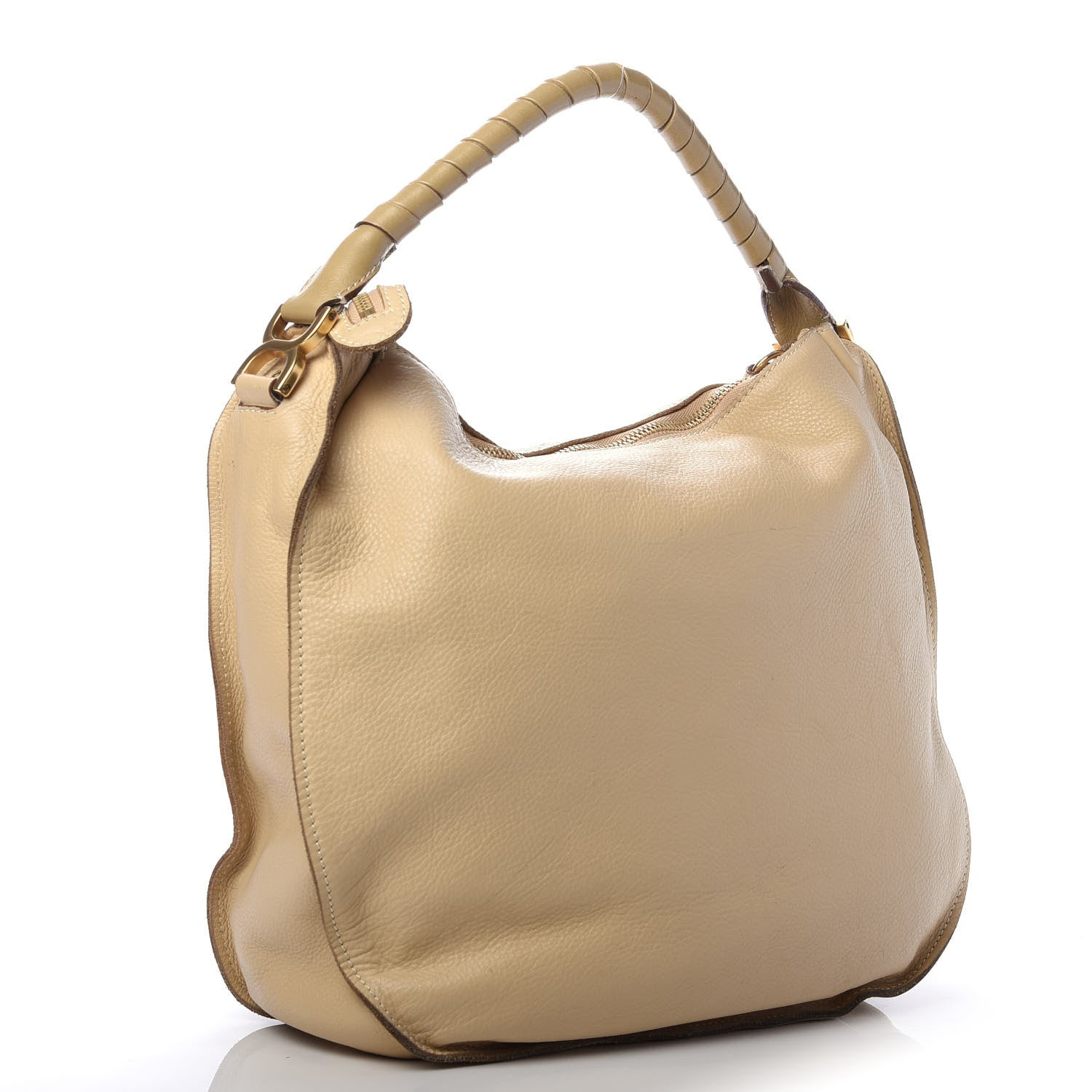 Chloe Calfskin Large Marcie Hobo Beige 3 of 17