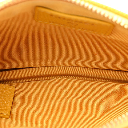 Chanel Caviar Quilted Small Cosmetic Case Yellow 5 of 9