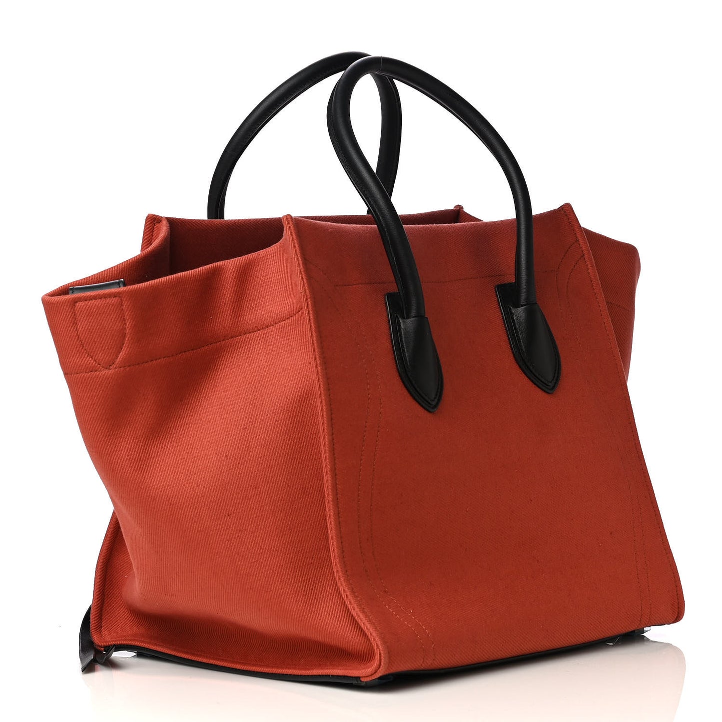 Cotton Canvas Medium Phantom Luggage Rust Orange