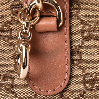 Gucci Monogram Heart Bit Charm Top Handle Tote Coral 16 of 16