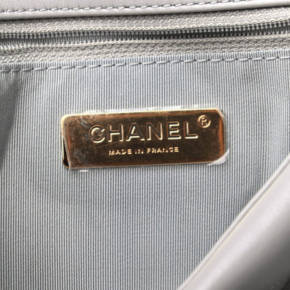 Chanel Lambskin Quilted Medium Chanel 19 Flap Grey 6 of 10