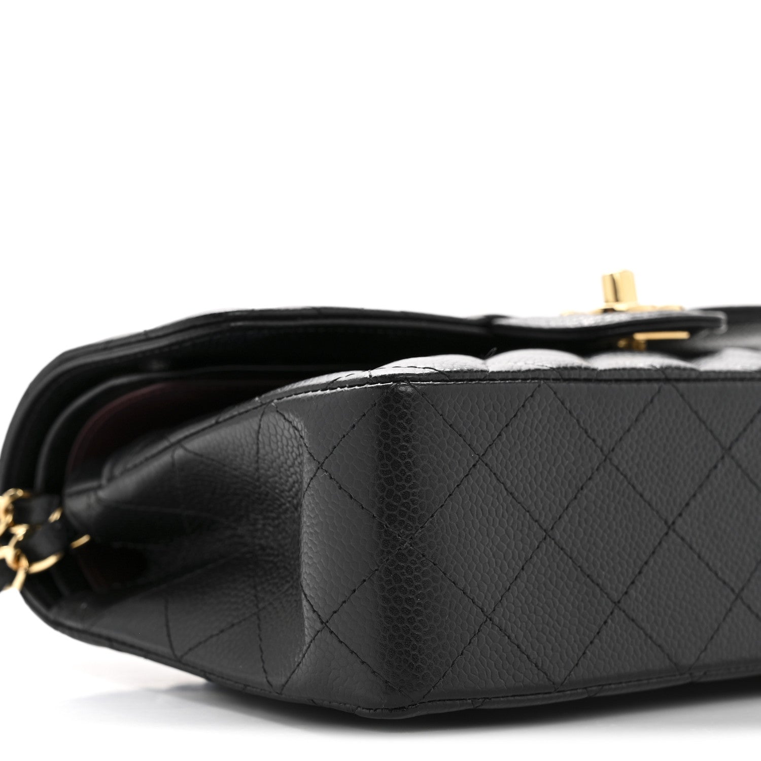 Chanel Caviar Quilted Small Double Flap Black 9 of 12