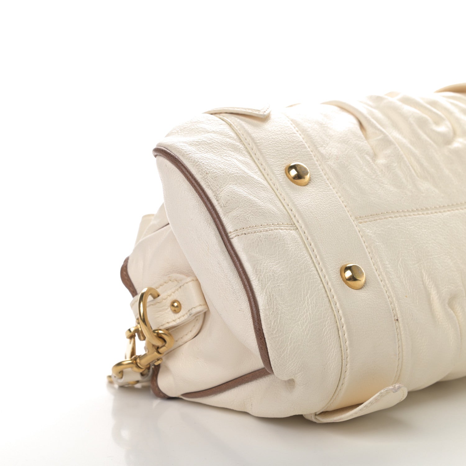 Marc Jacobs Calfskin Bal Harbour Satchel Eggshell 8 of 18