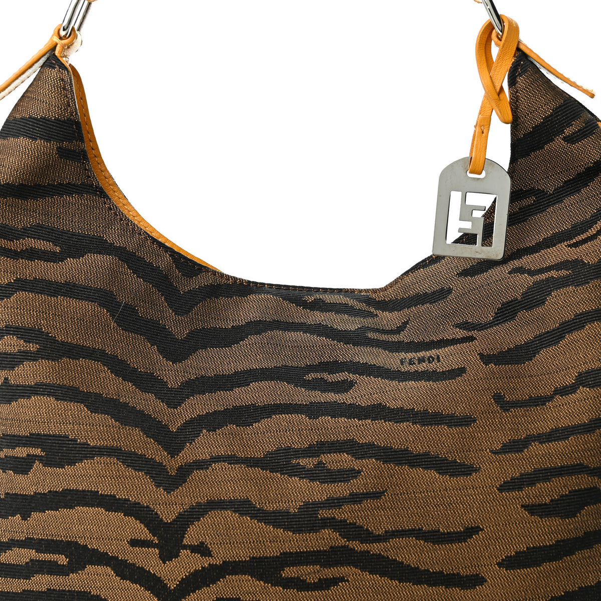 Canvas Tiger Print Oyster Brown