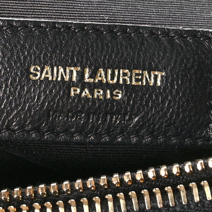 Saint Laurent Calfskin Y Quilted Monogram Medium Loulou Chain Satchel Black 6 of 11