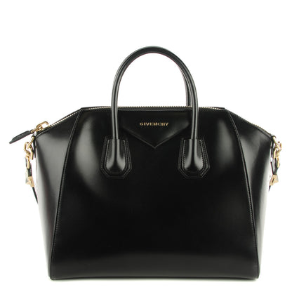 Givenchy Shiny Lord Calfskin Medium Antigona Black 1 of 8
