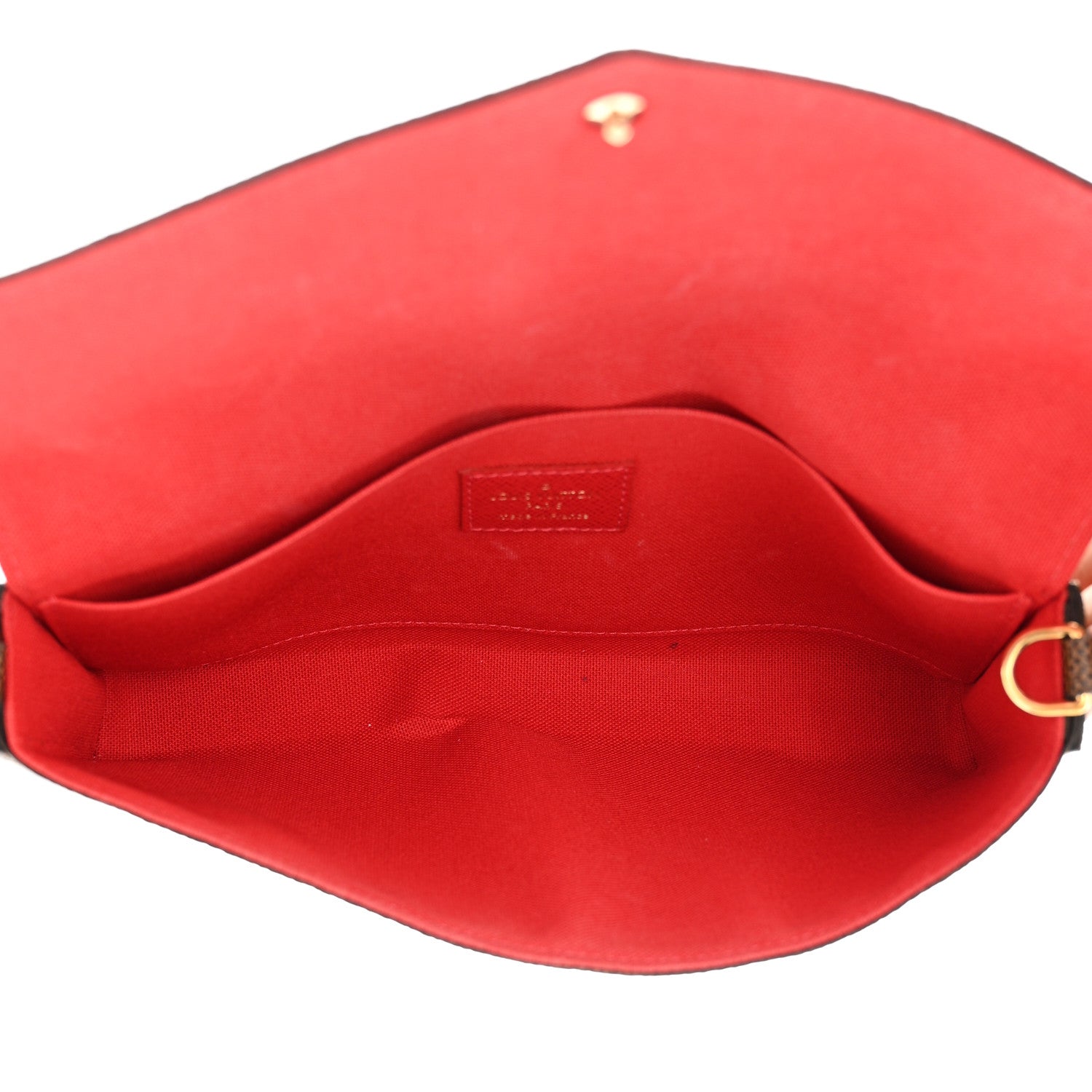 Louis Vuitton Damier Ebene LV Stories Pochette Felicie Chain Wallet 6 of 13