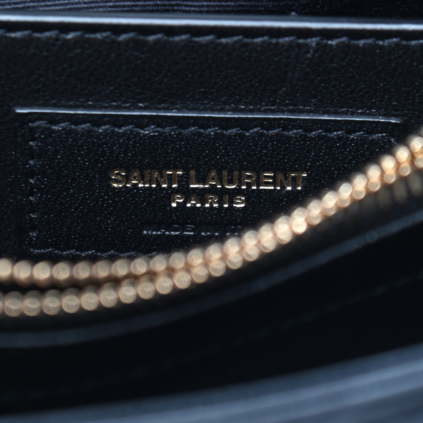 Calfskin Y Quilted Monogram Small Loulou Chain Satchel Black