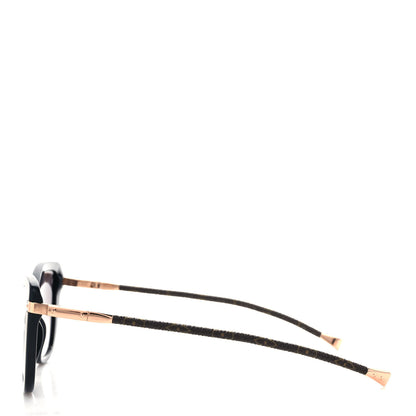 Louis Vuitton Monogram Acetate Charlotte Sunglasses Z0781W Black 3 of 8