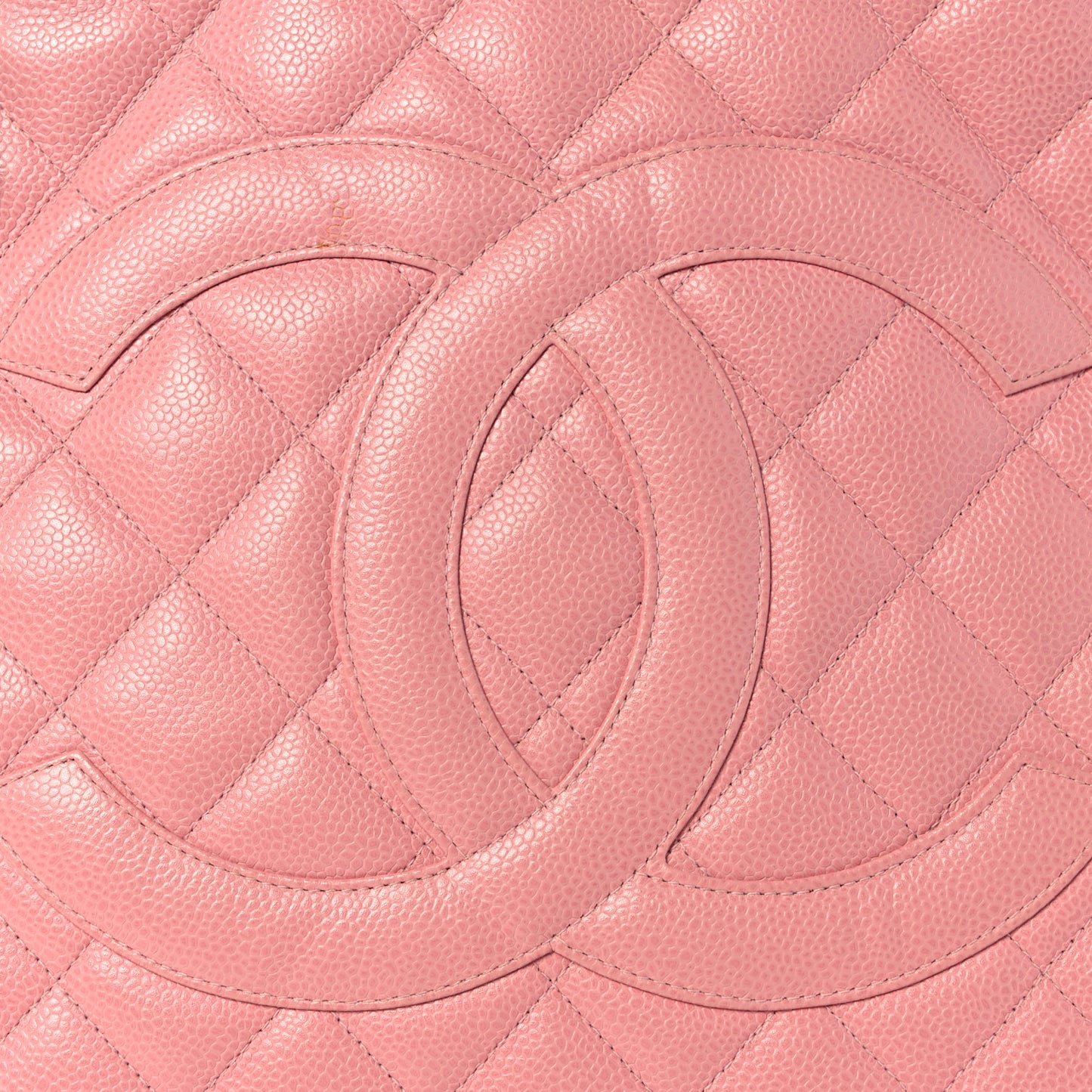 Caviar Medallion CC Tote Light Pink