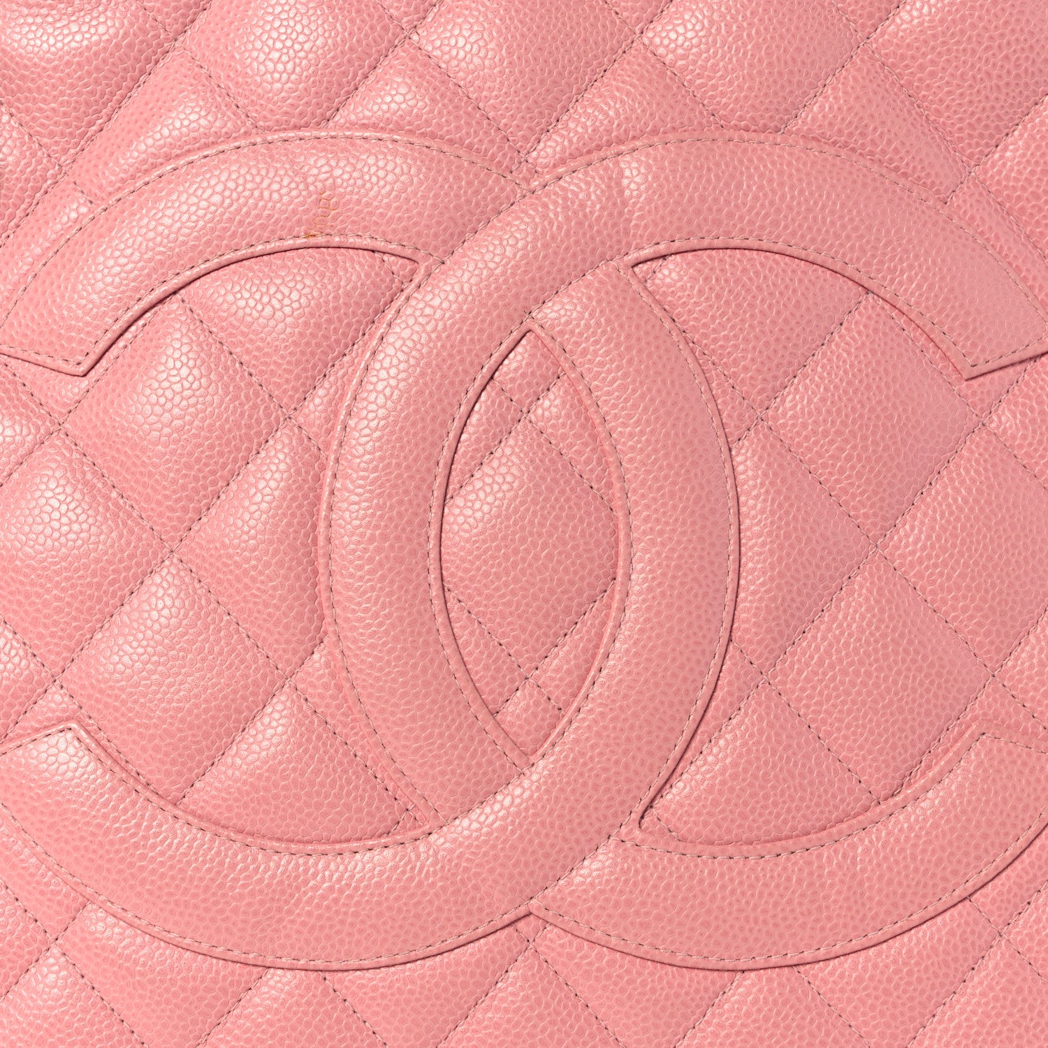 Chanel Caviar Medallion CC Tote Light Pink 7 of 16