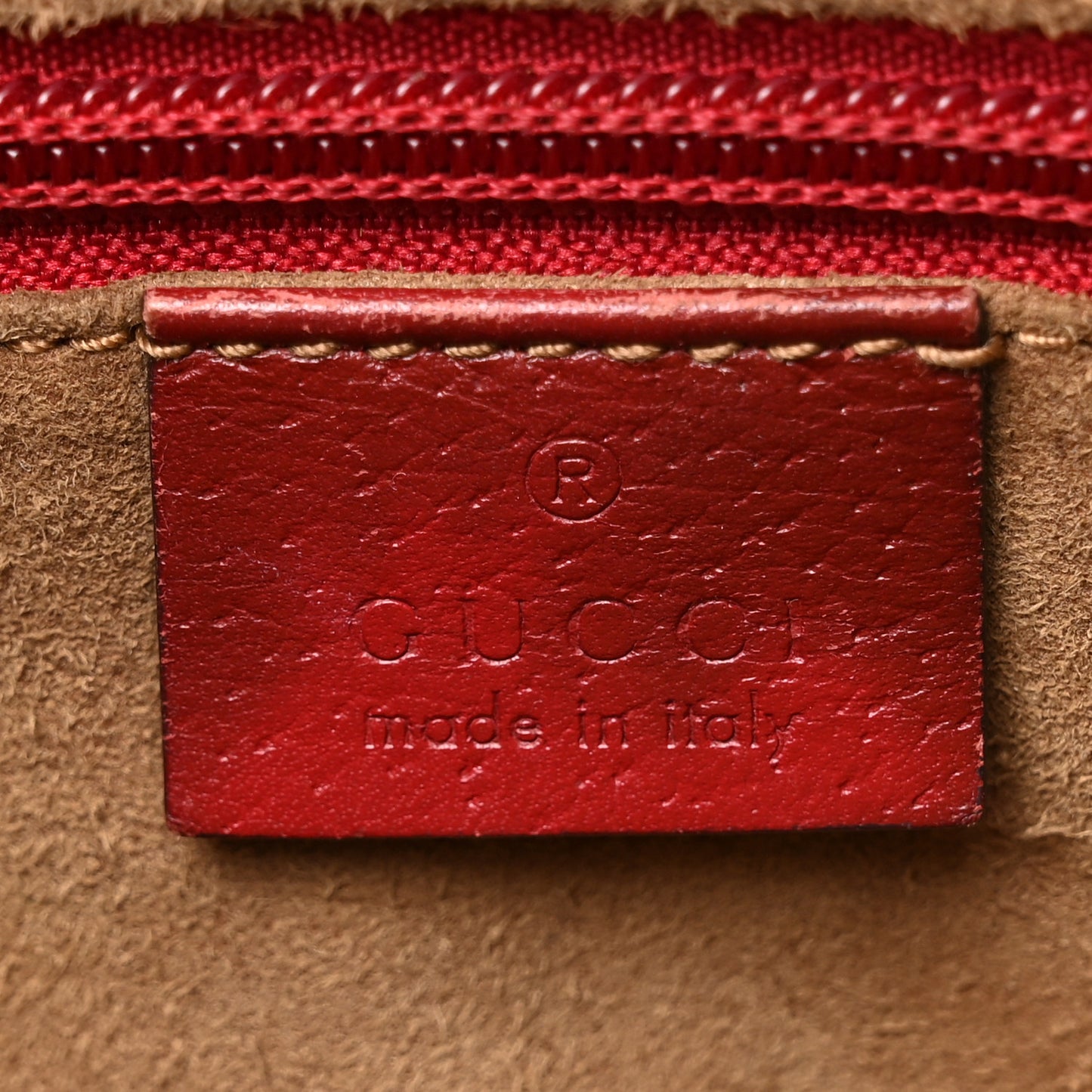 GG Supreme Monogram Tian Web Camera Bag Beige Multicolor Red